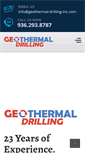 Mobile Screenshot of geothermal-drilling-inc.com