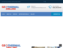 Tablet Screenshot of geothermal-drilling-inc.com